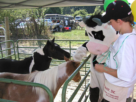 Princess was interested in Ms. Cow