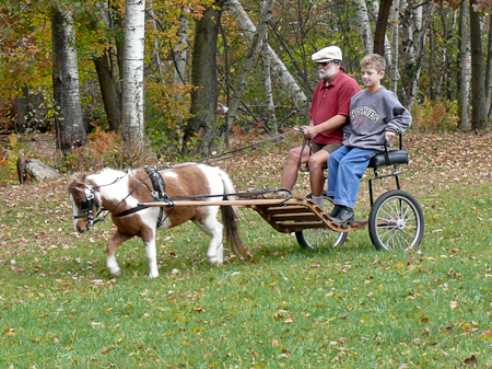 Giving cart ride - 2008